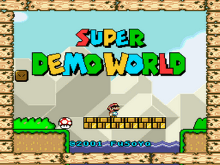 Super Demo World 1.00 Title Screen